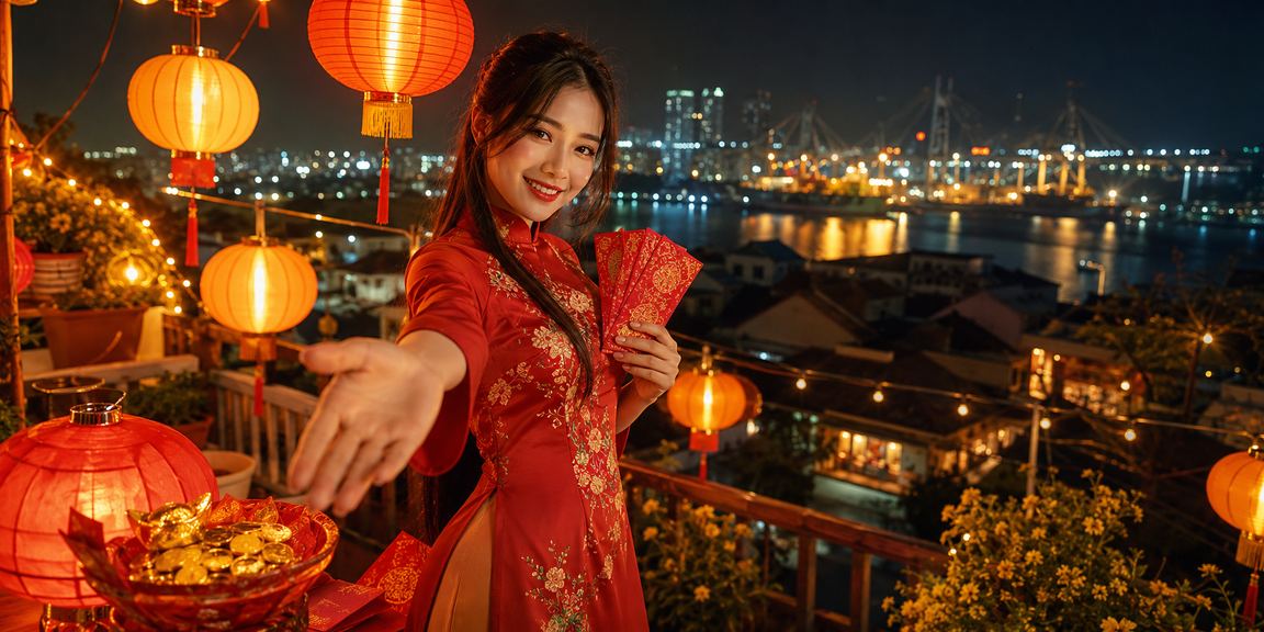 Người dùng tại chợ đêm Hải Phòng nạp tiền vào tài khoản giải trí qua ví điện tử trên điện thoại