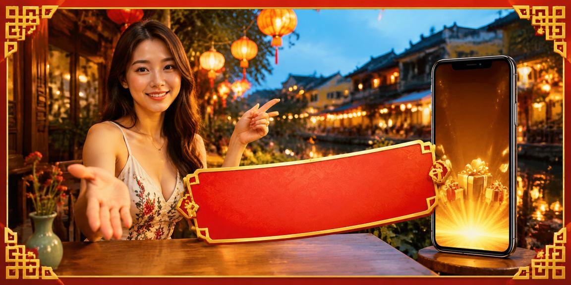 Người chơi ngồi tại quán cà phê Hội An mở trang trò chơi casino trên điện thoại