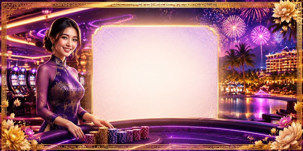 Không khí casino neon rực rỡ tại Phú Quốc về đêm