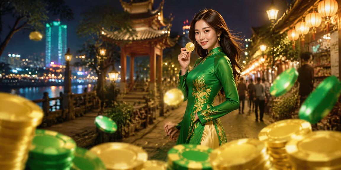 Màn hình đăng nhập tài khoản casino trực tuyến tại Sài Gòn về đêm